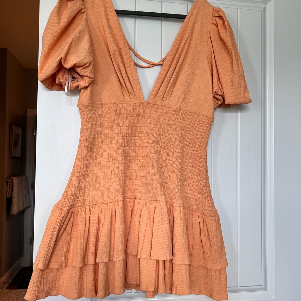 Brand new orange sundress